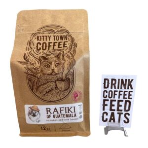 Kitty Town Coffee front bag Rafiki